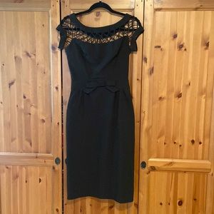 Alika Pencil Dress Black by Tatyana